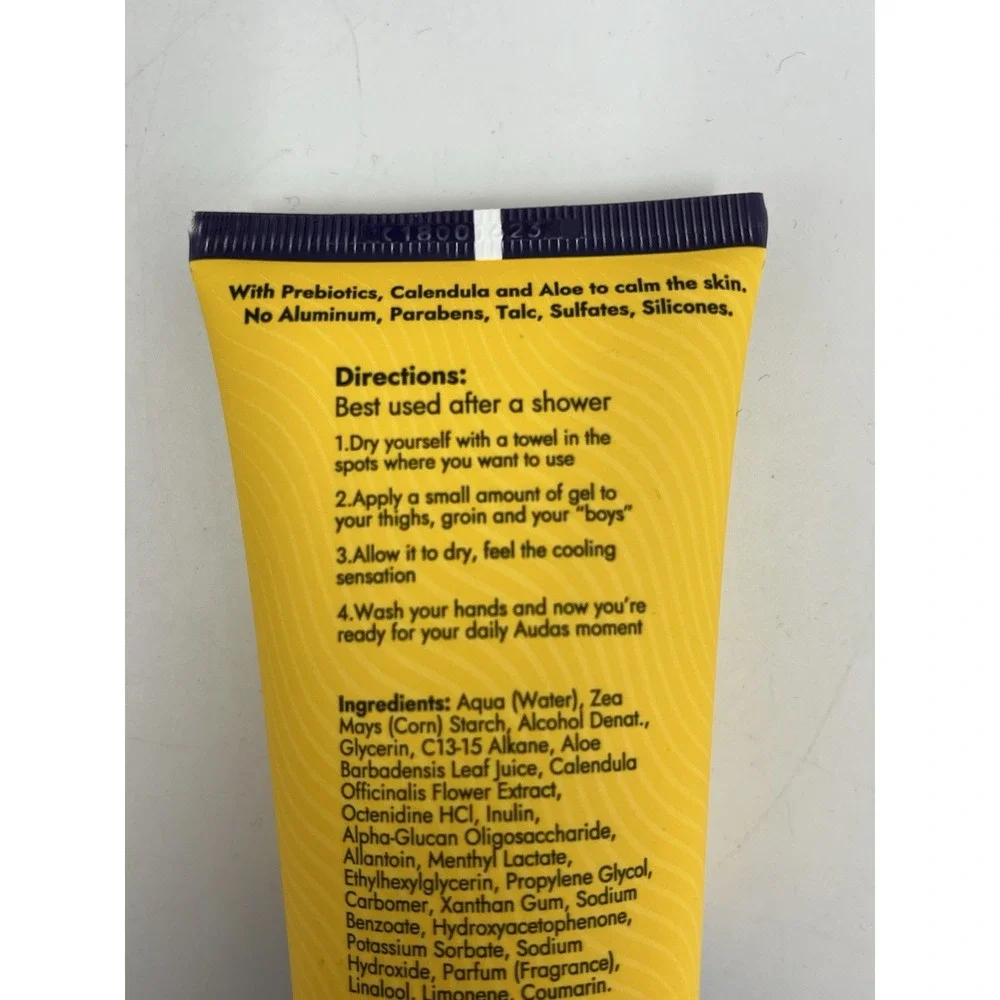 Audas Cool Anti-Chafing Cooling Gel 3.38 fl oz / 100 ml